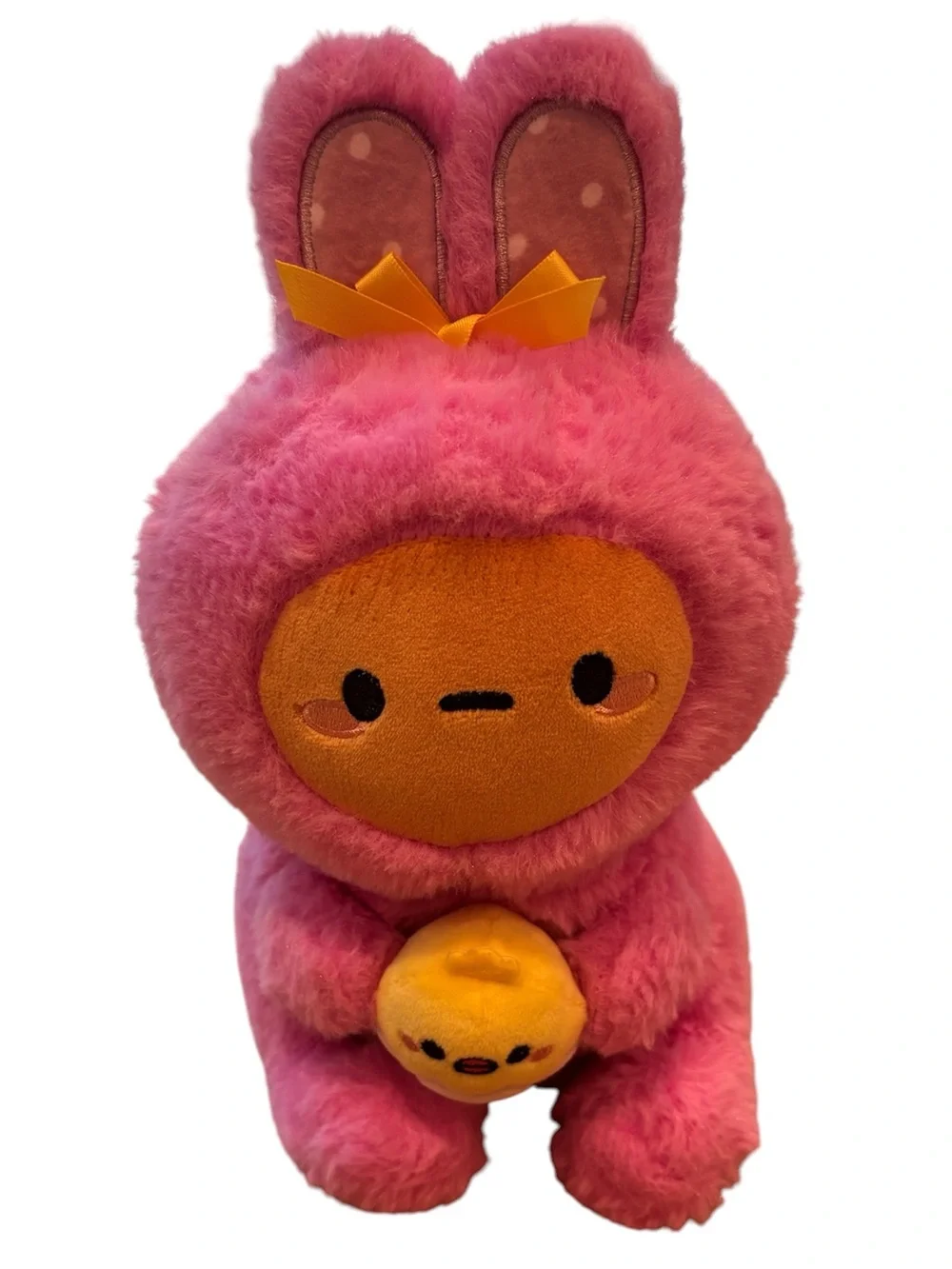 Smoko Tayto Bunny Plush Pink Stuffed Animal Kawaii 10”